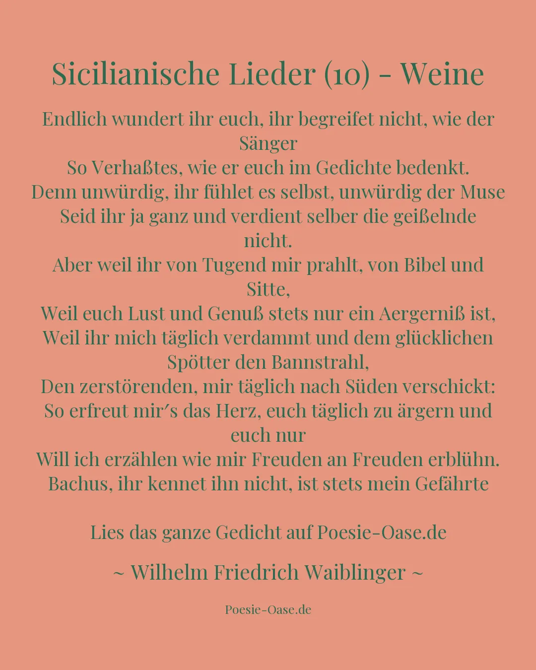Illustration zu Sicilianische Lieder (10) - Weine