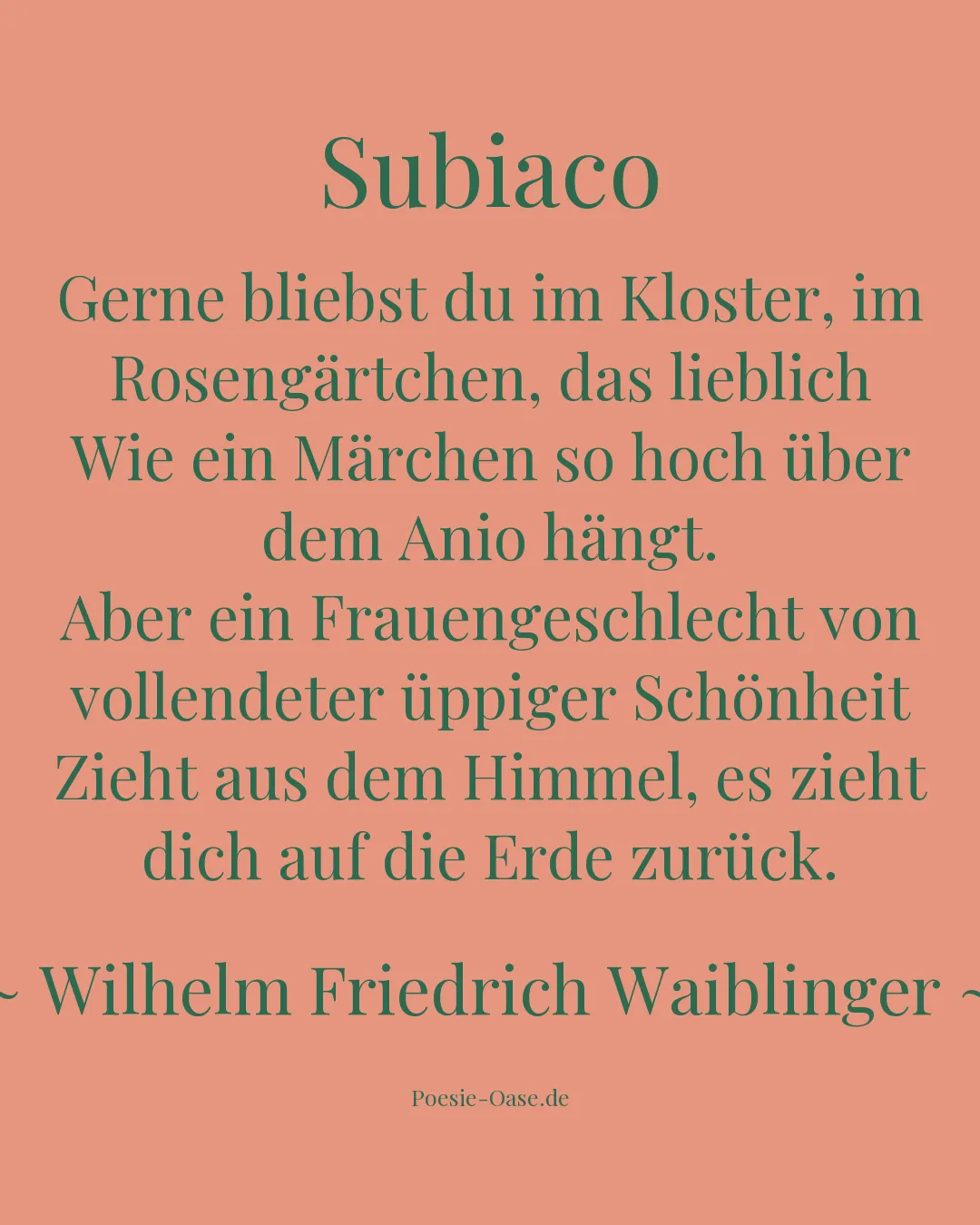 Illustration zu Subiaco