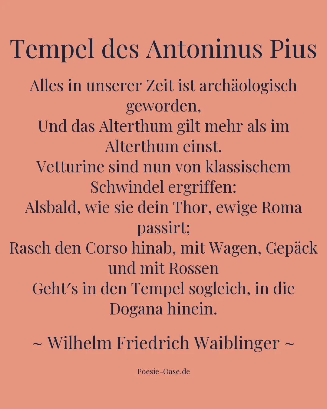 Illustration zu Tempel des Antoninus Pius