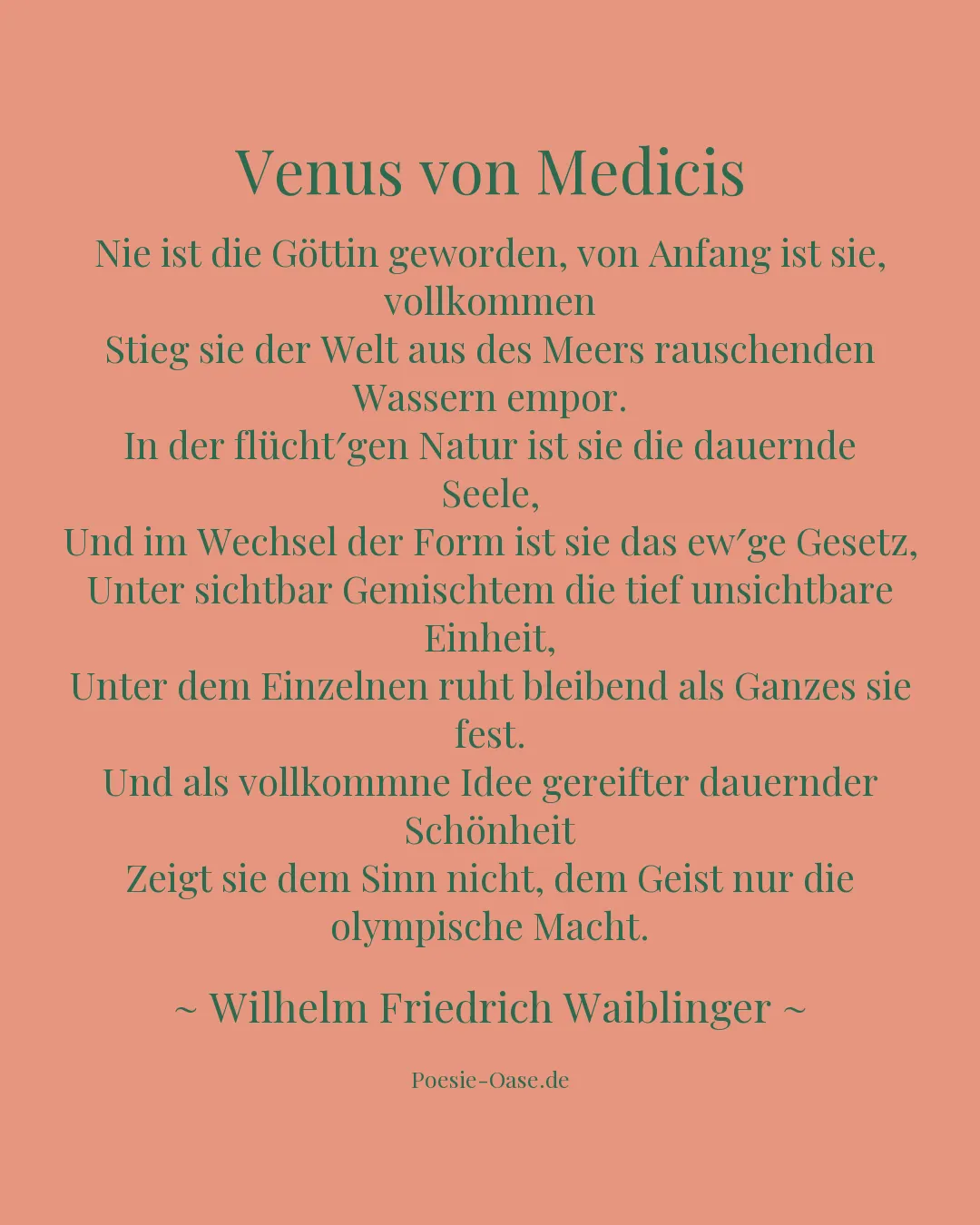 Illustration zu Venus von Medicis