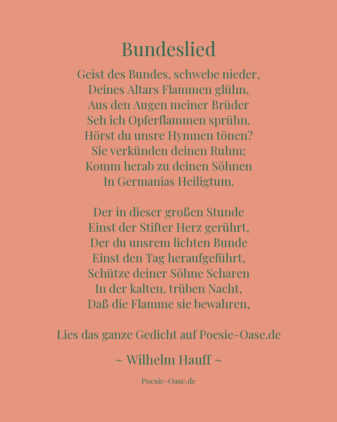 Illustration zu Bundeslied