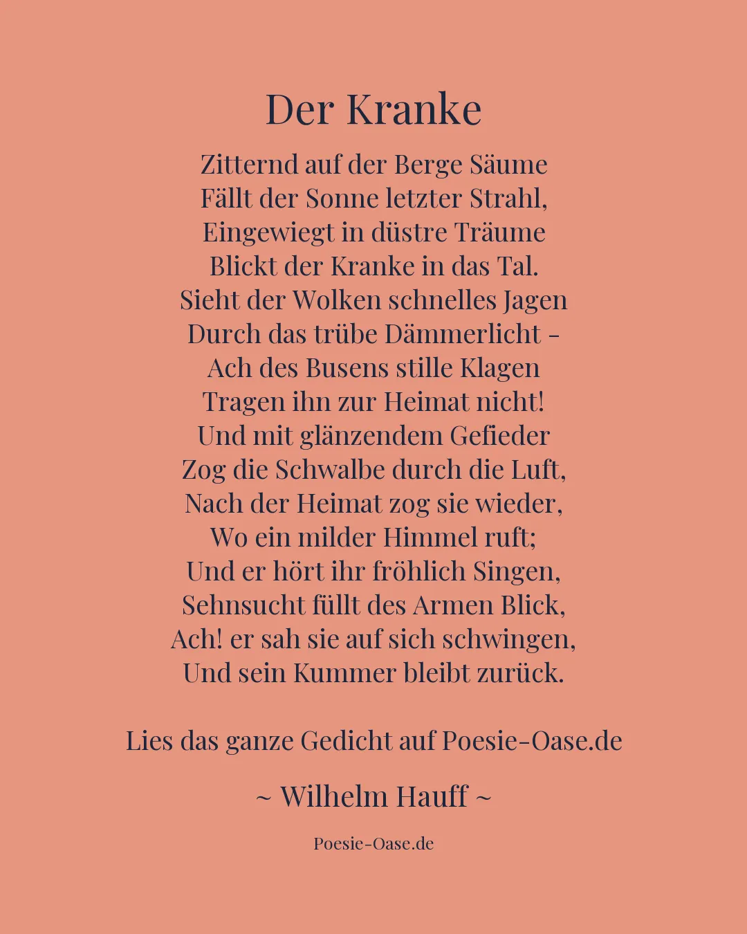Illustration zu Der Kranke