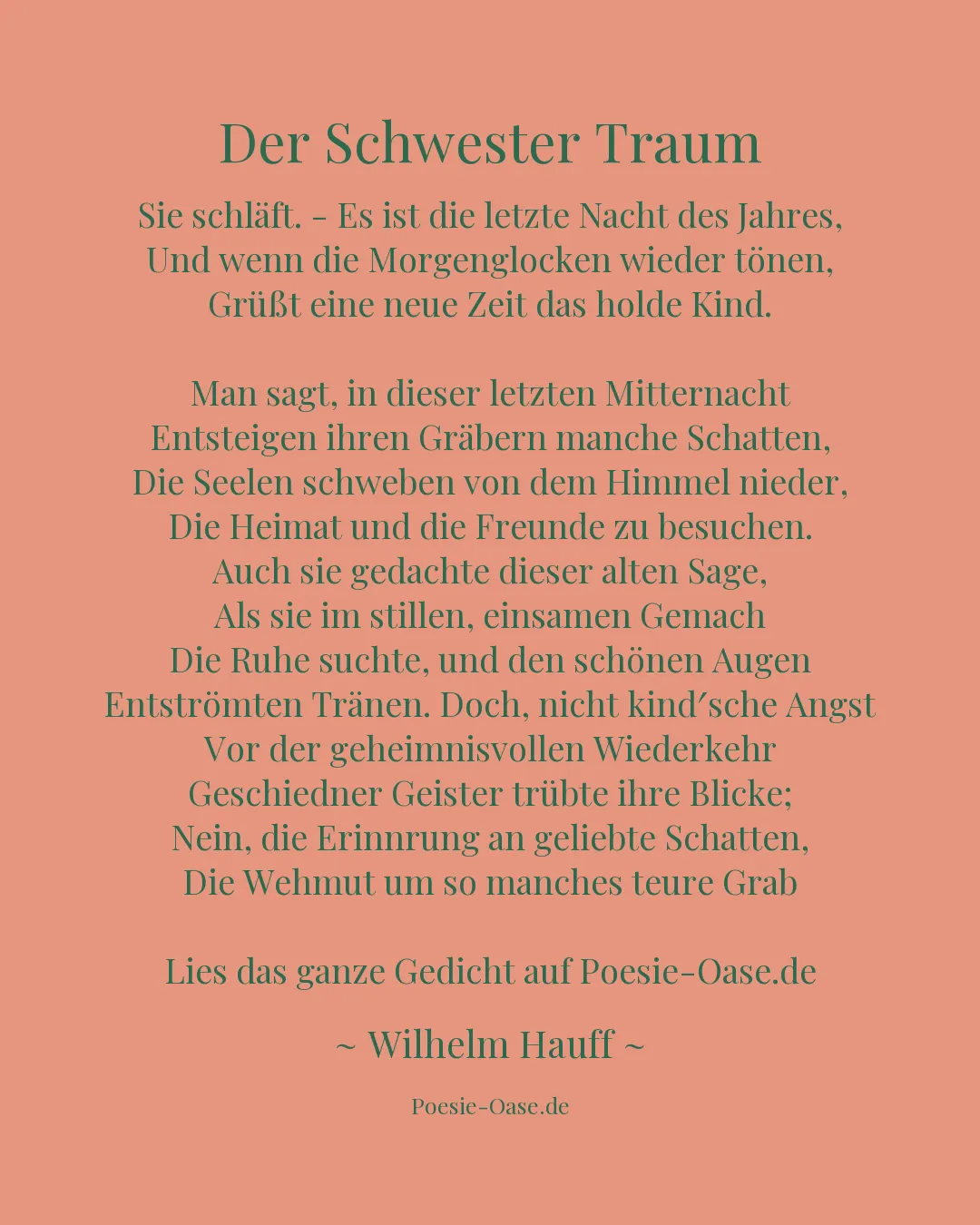 Illustration zu Der Schwester Traum