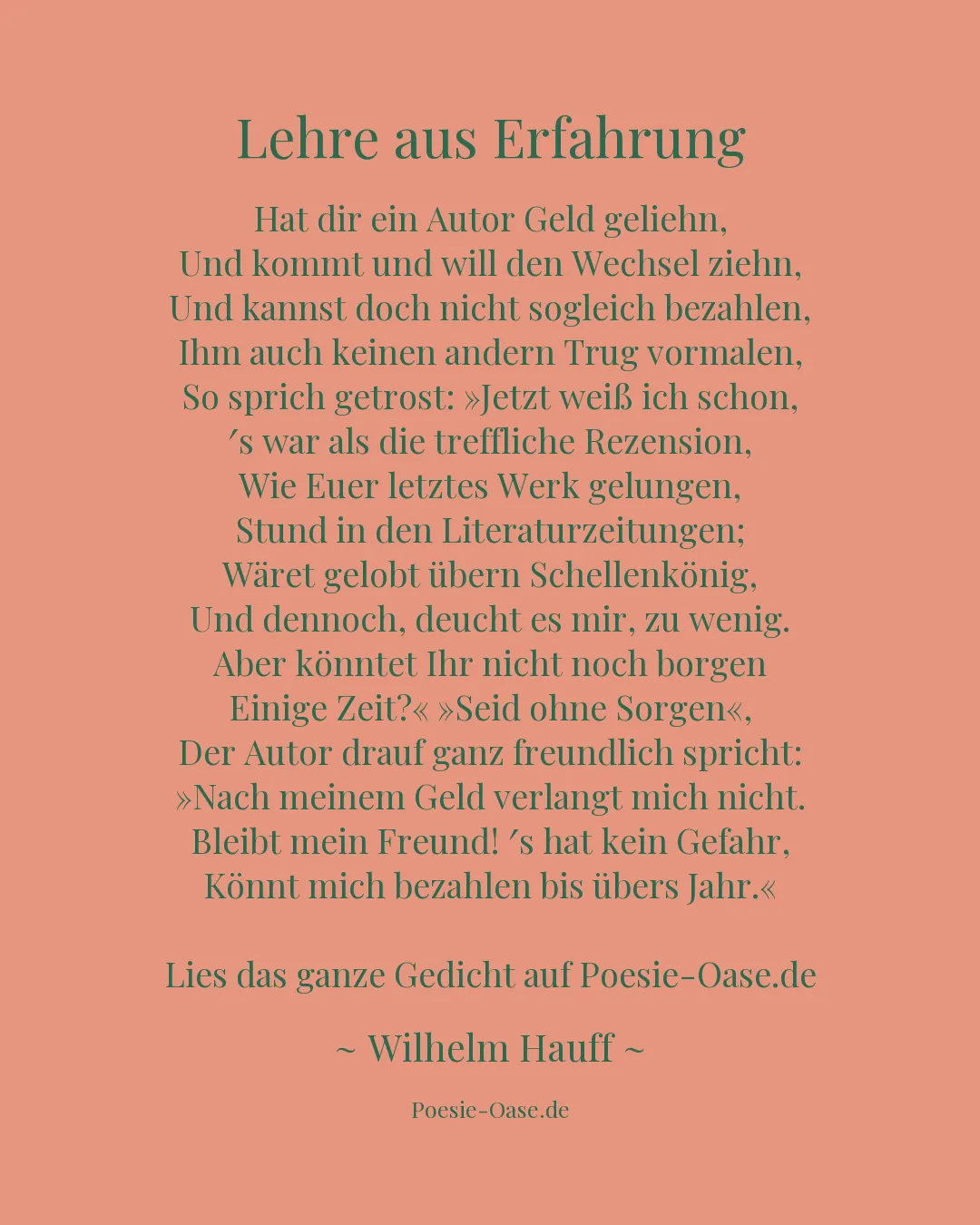 Illustration zu Lehre aus Erfahrung