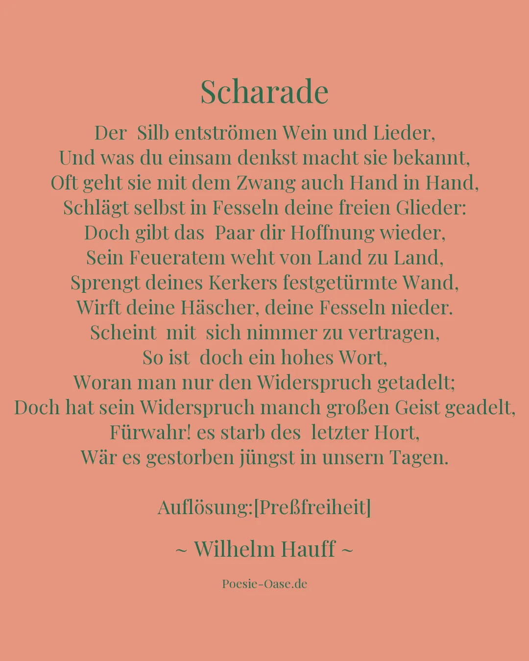 Illustration zu Scharade