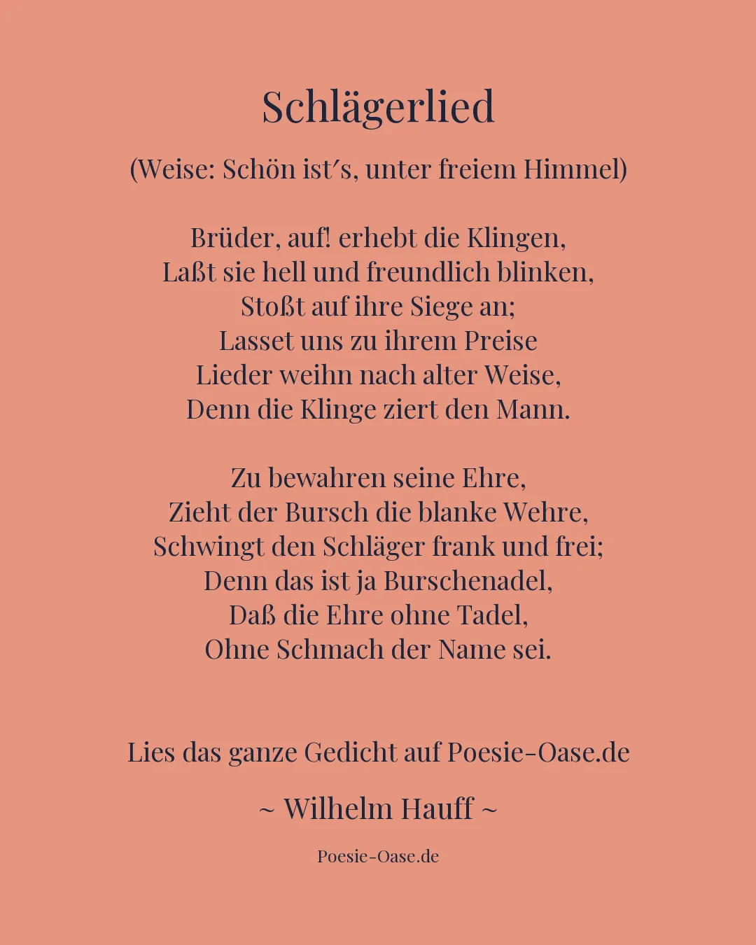Illustration zu Schlägerlied