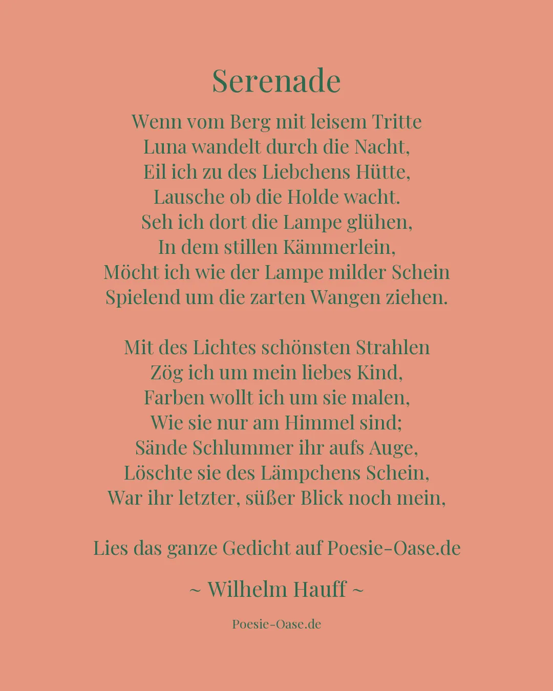 Illustration zu Serenade