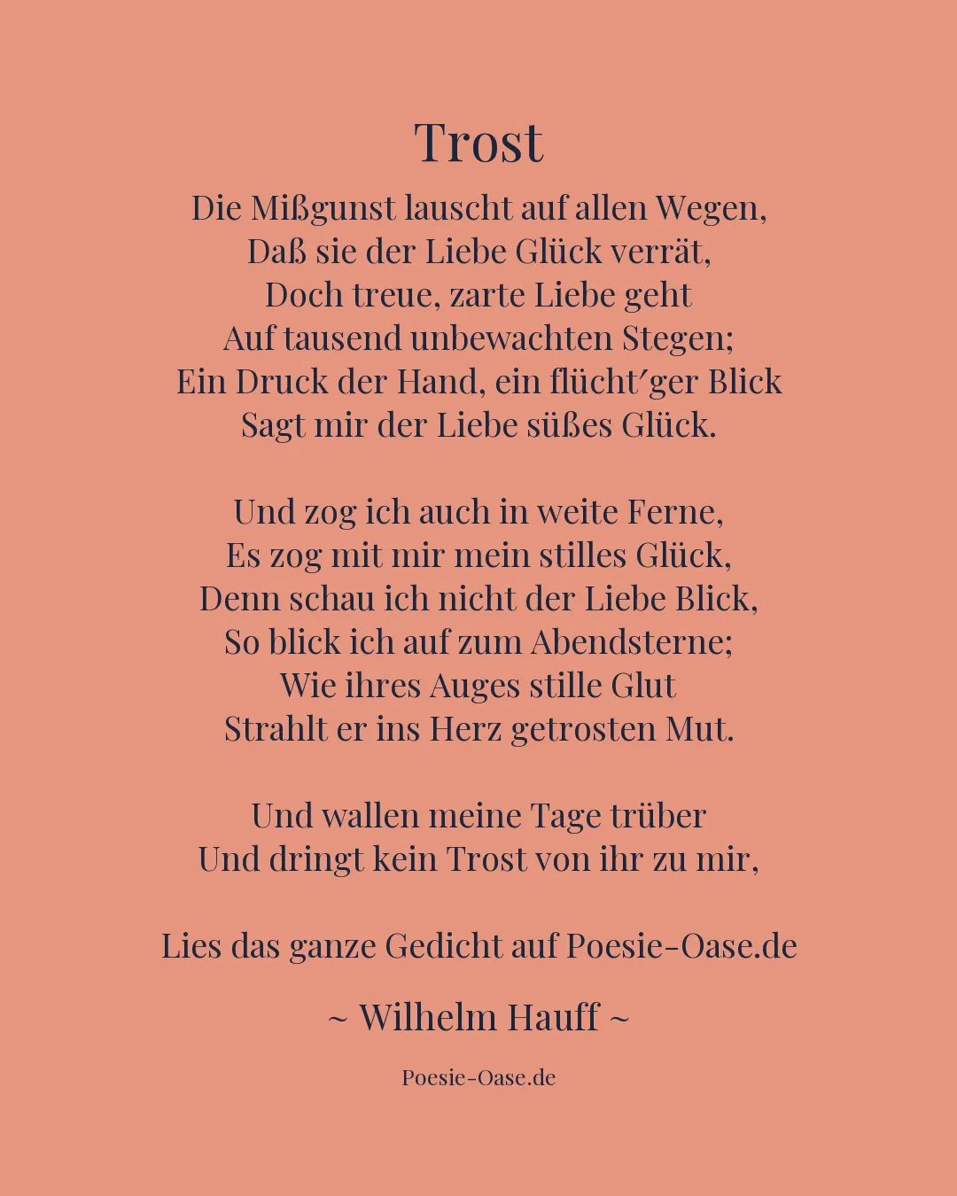 Illustration zu Trost