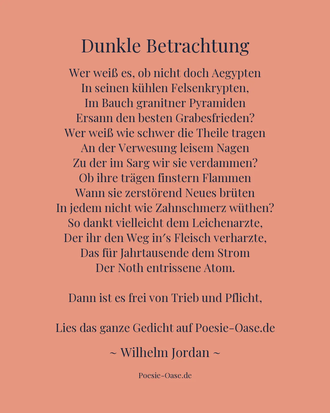 Illustration zu Dunkle Betrachtung