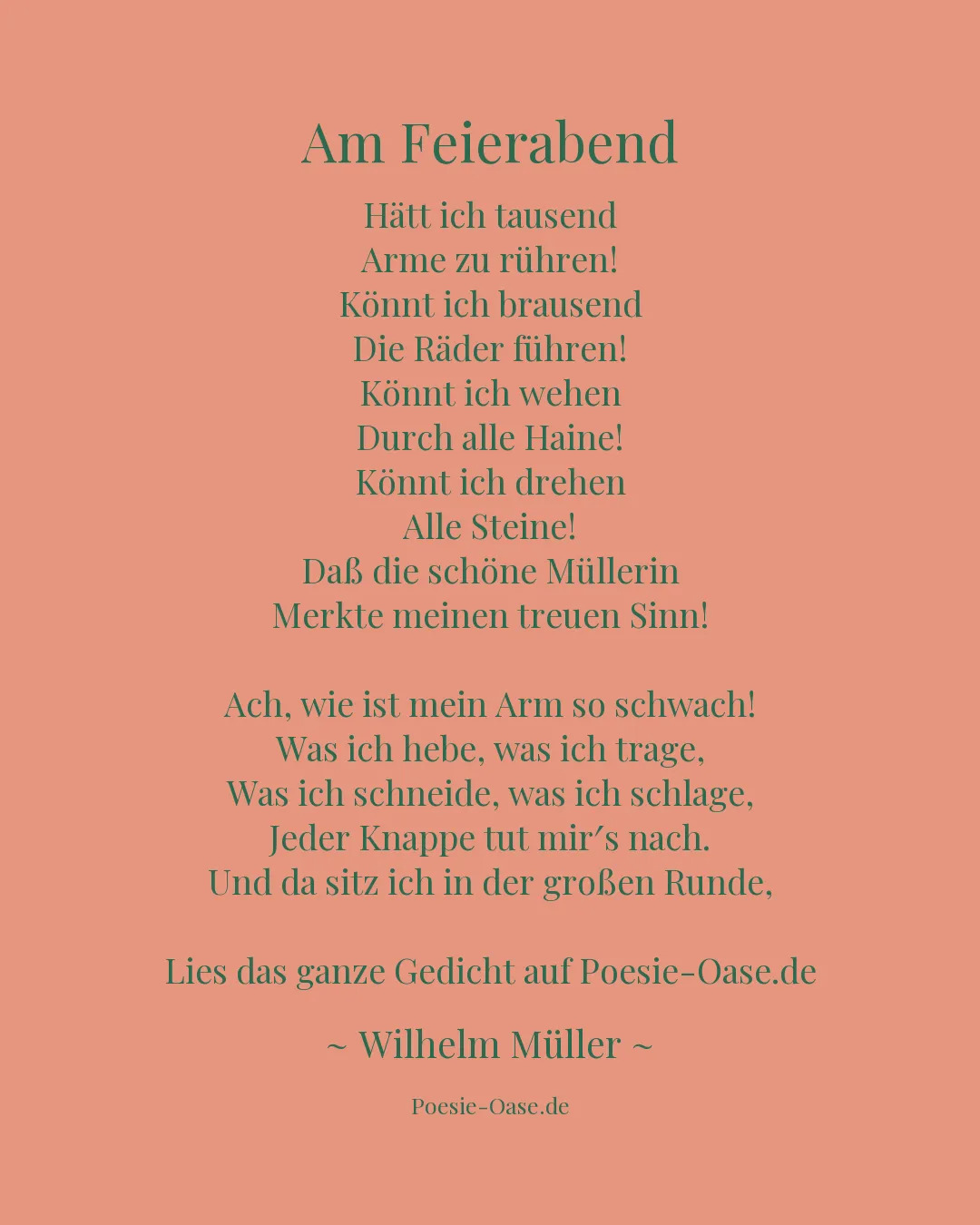 Illustration zu Am Feierabend