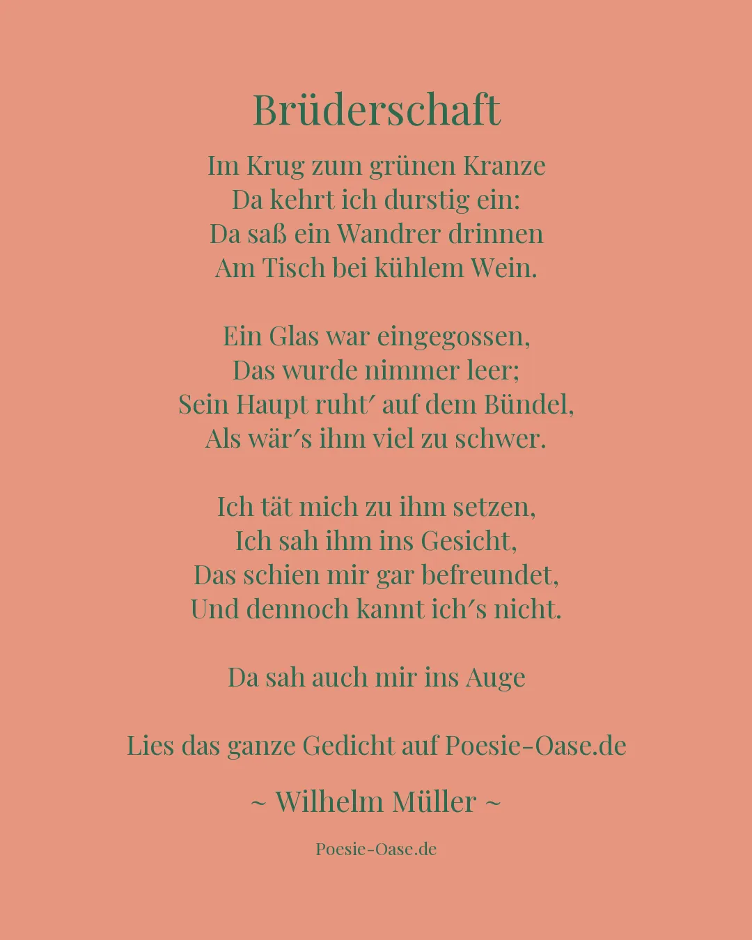 Illustration zu Brüderschaft