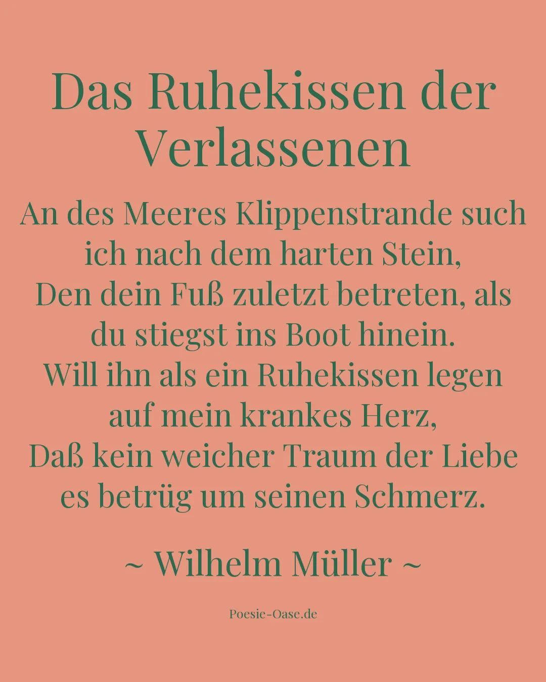 Illustration zu Das Ruhekissen der Verlassenen