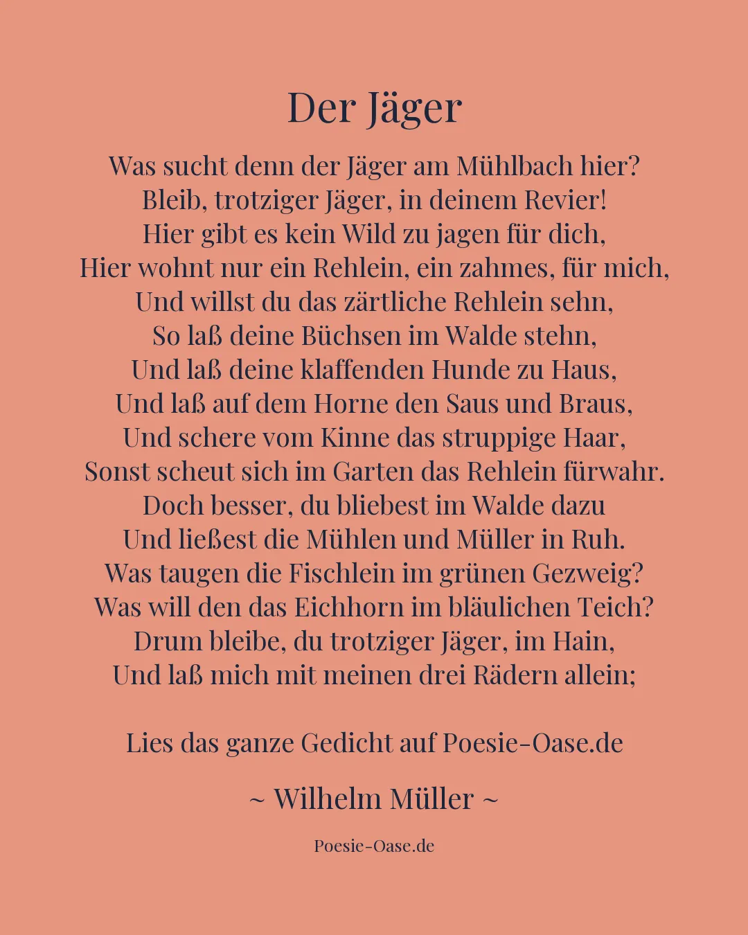 Illustration zu Der Jäger