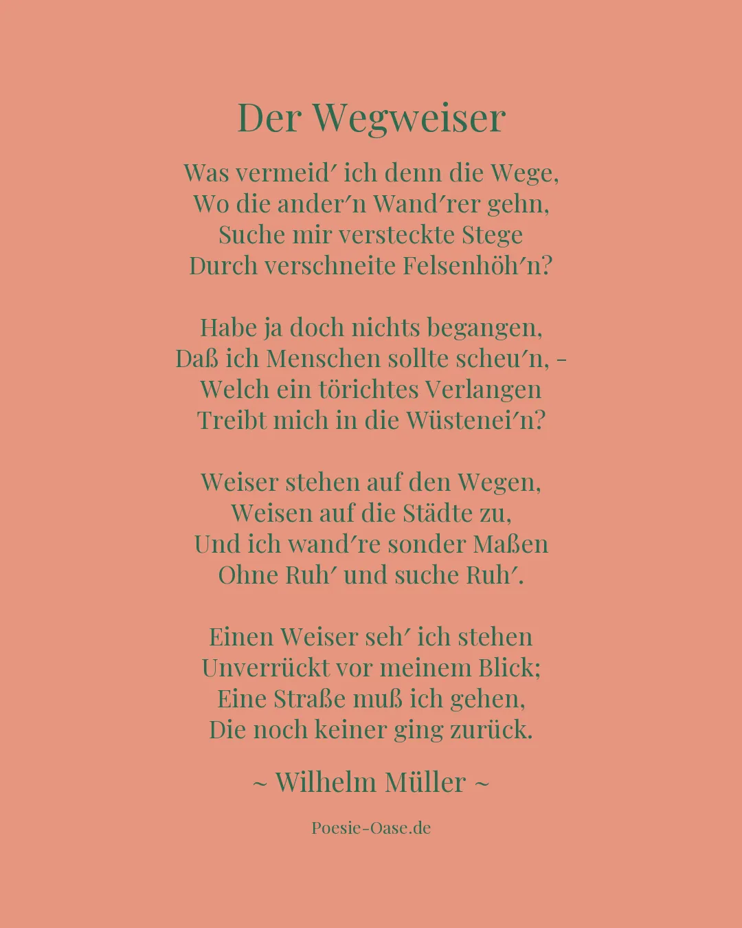 Illustration zu Der Wegweiser