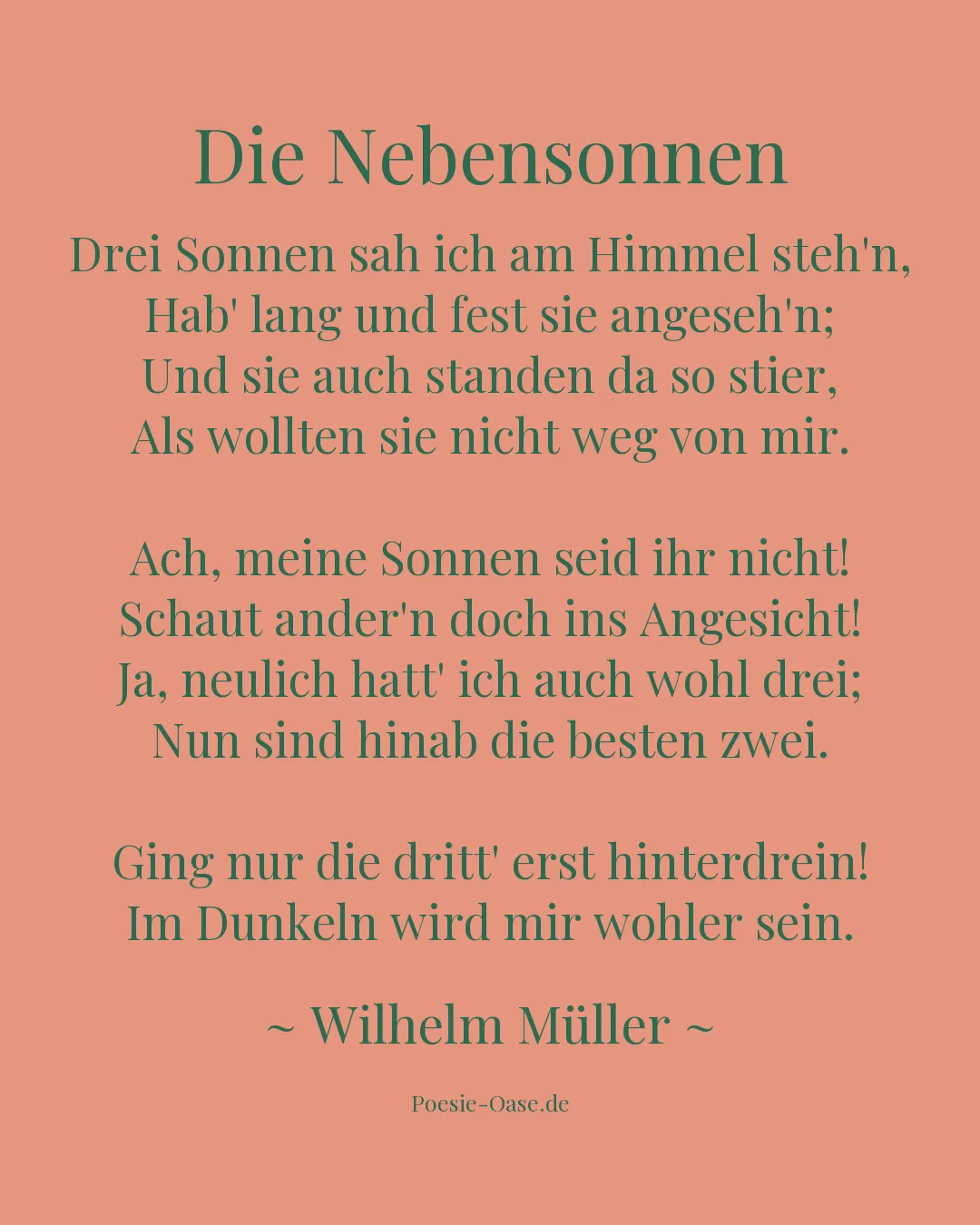 Illustration zu Die Nebensonnen