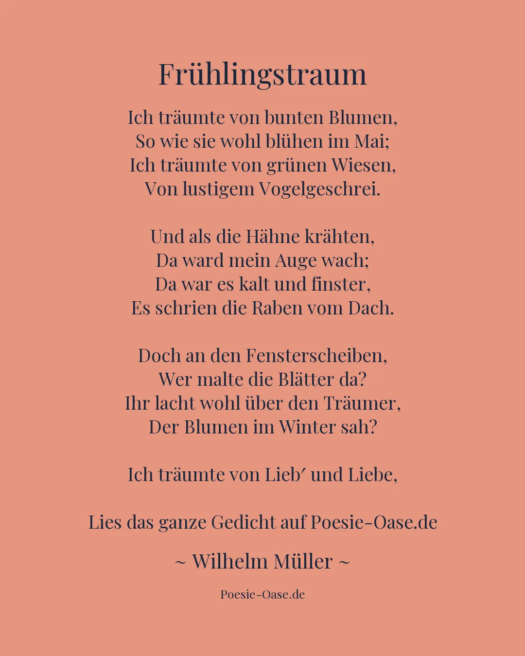 Illustration zu Frühlingstraum