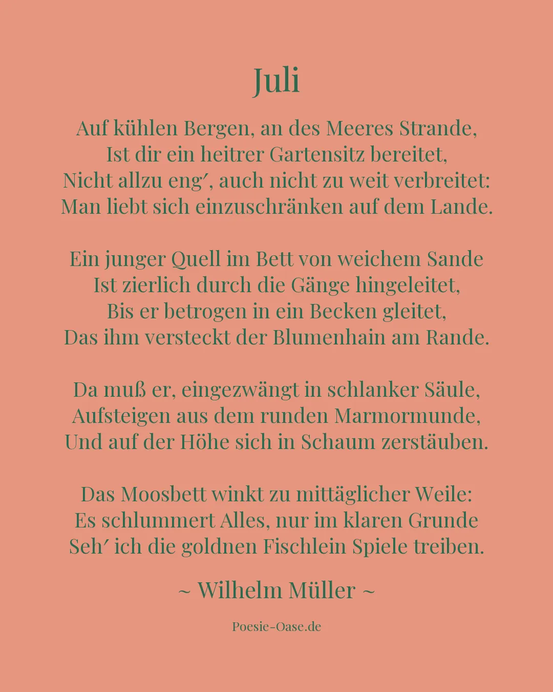 Illustration zu Juli