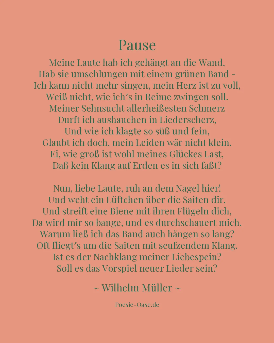 Illustration zu Pause