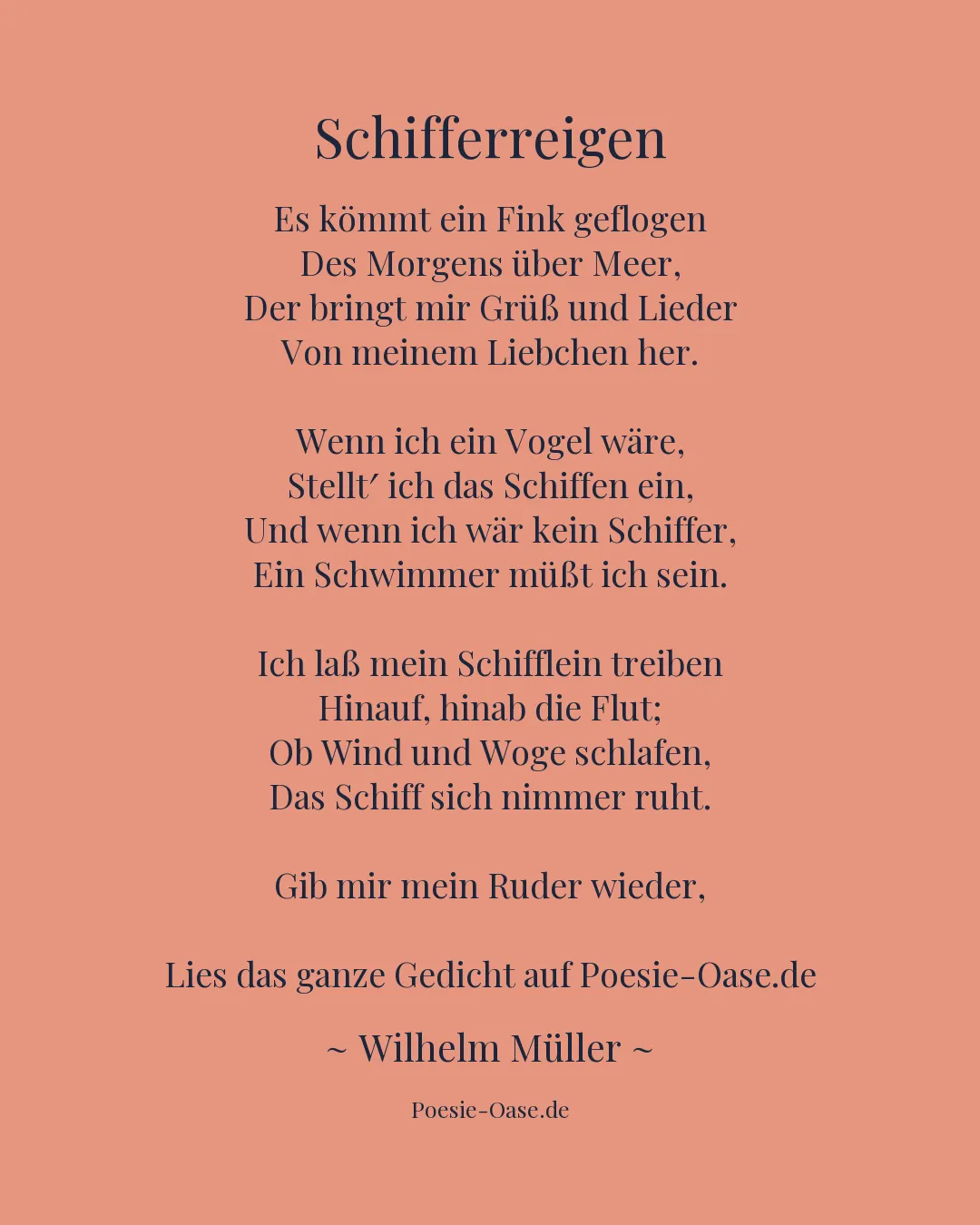 Illustration zu Schifferreigen