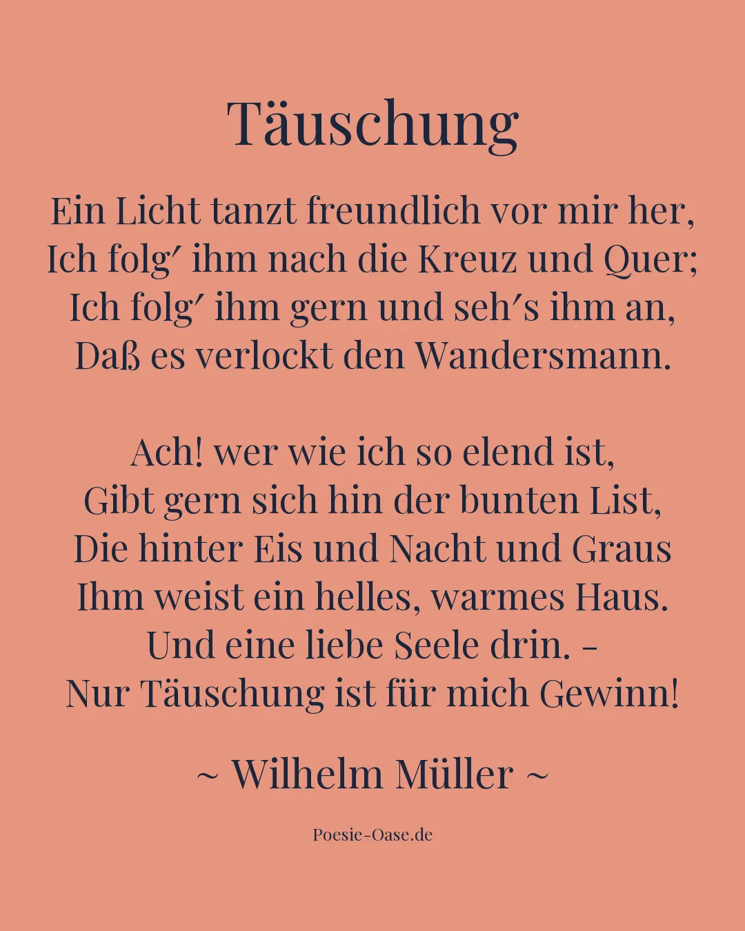 Illustration zu Täuschung