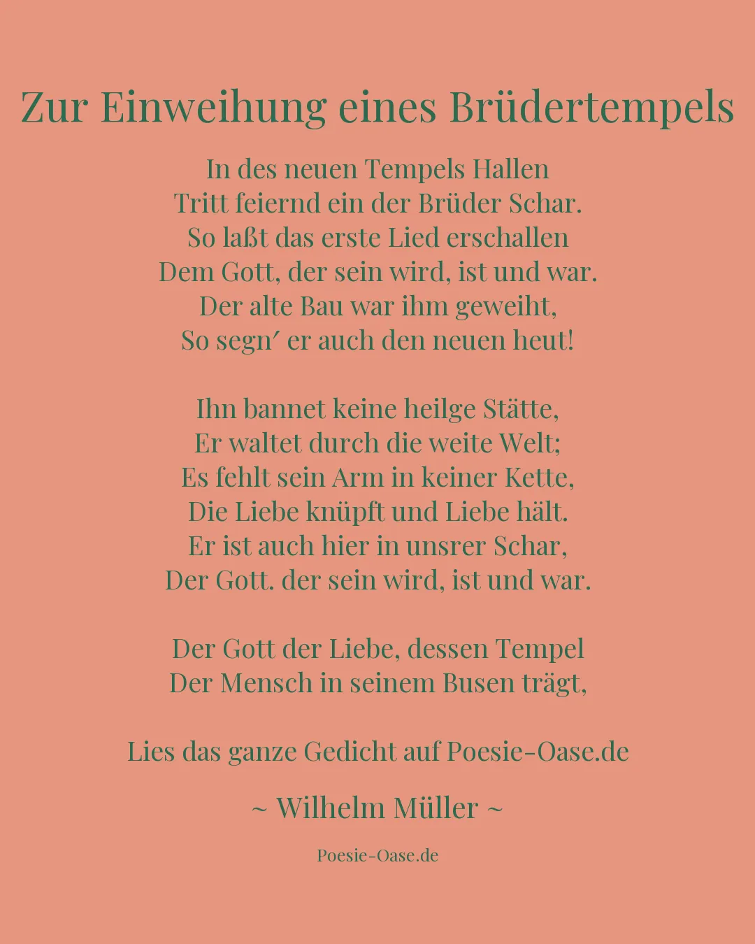 Illustration zu Zur Einweihung eines Brüdertempels
