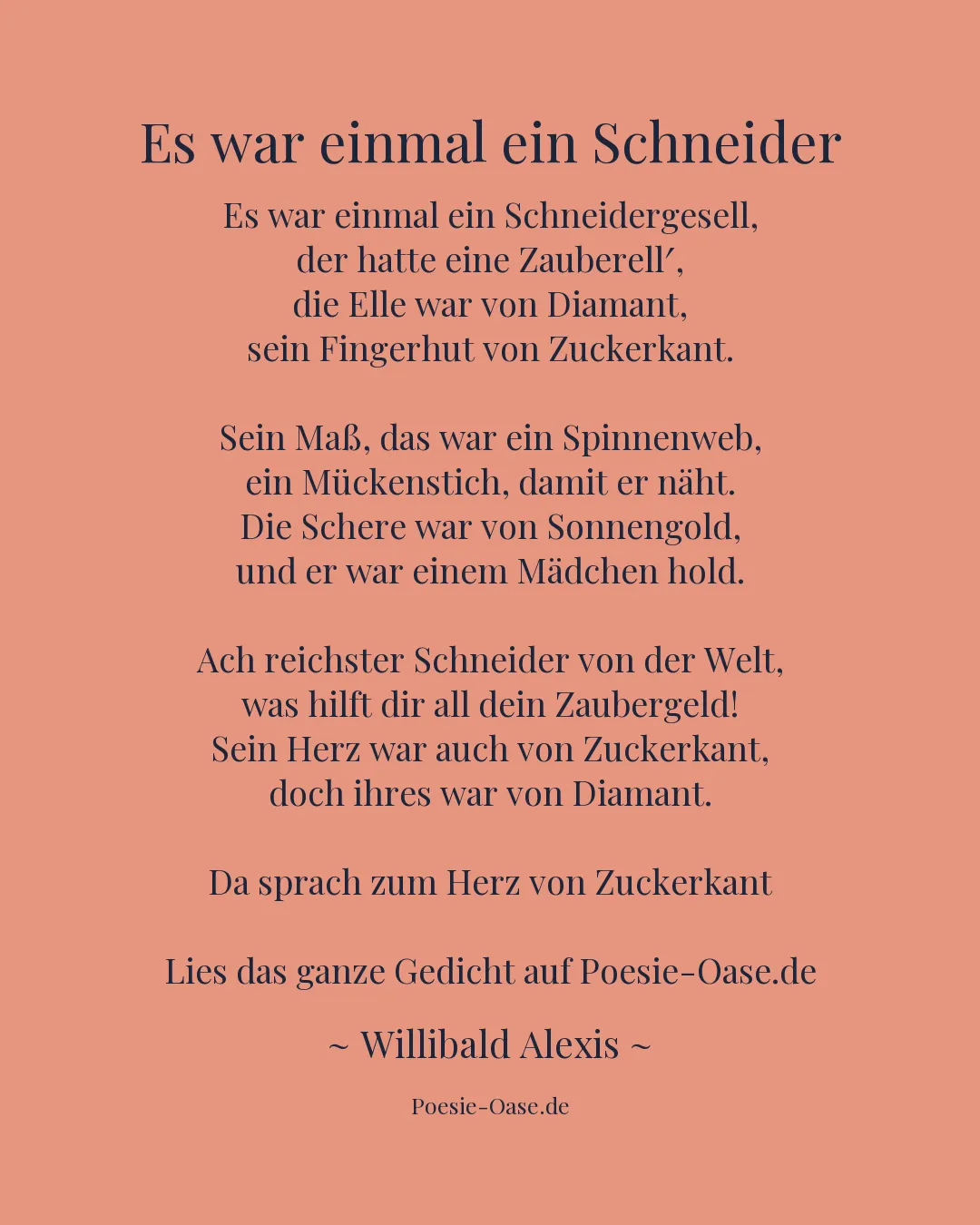 Illustration zu Es war einmal ein Schneider