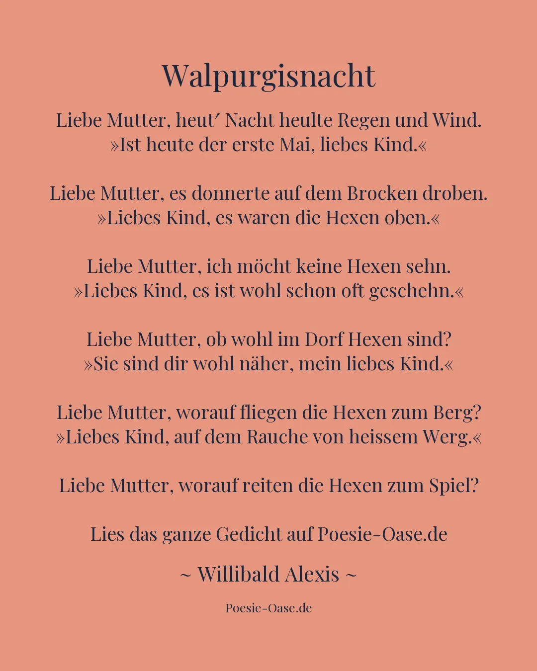 Illustration zu Walpurgisnacht