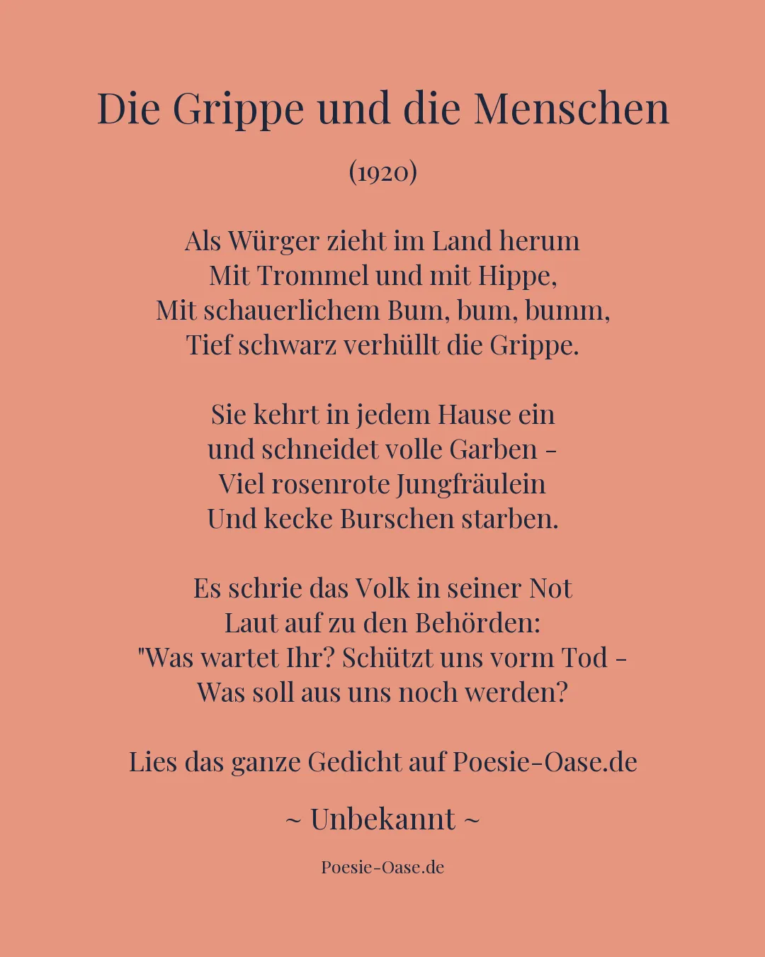 Illustration zu Die Grippe und die Menschen