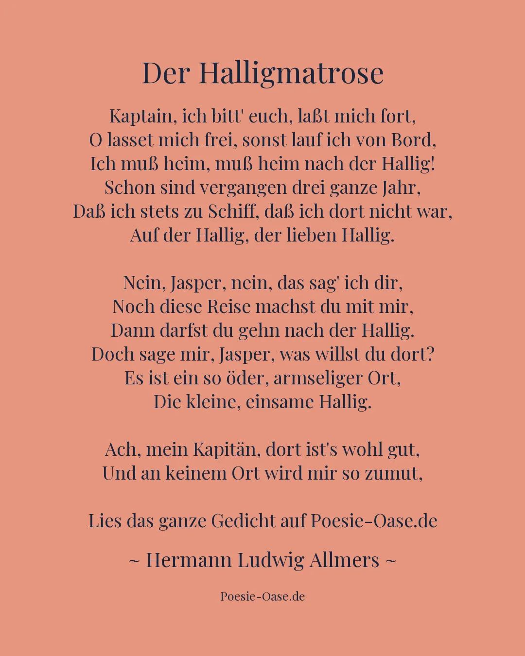 Illustration zu Der Halligmatrose