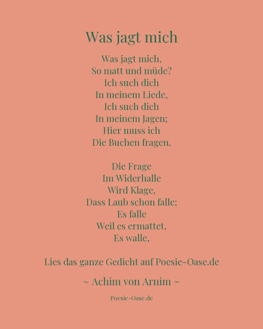 Illustration zu Was jagt mich
