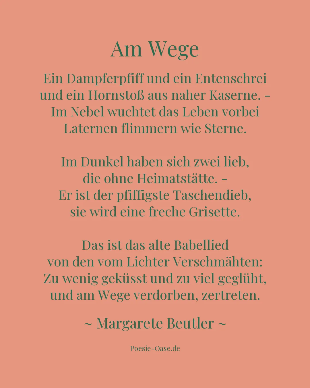 Illustration zu Am Wege
