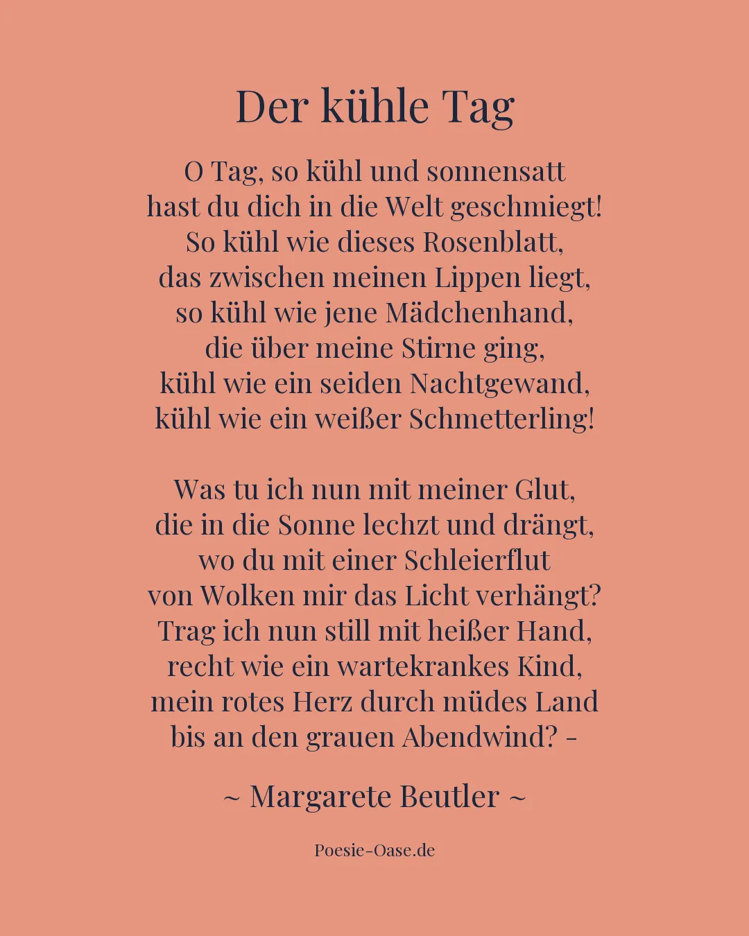 Illustration zu Der kühle Tag
