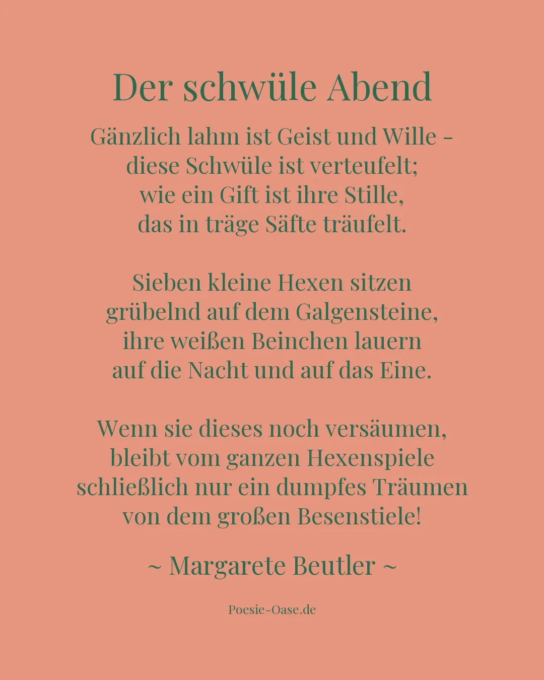 Illustration zu Der schwüle Abend