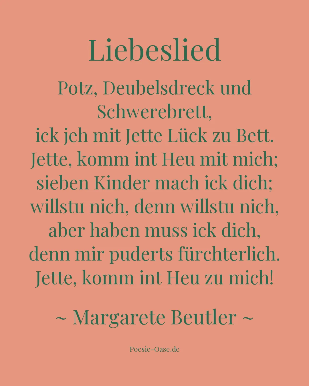 Illustration zu Liebeslied