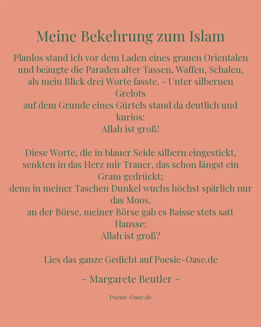 Illustration zu Meine Bekehrung zum Islam
