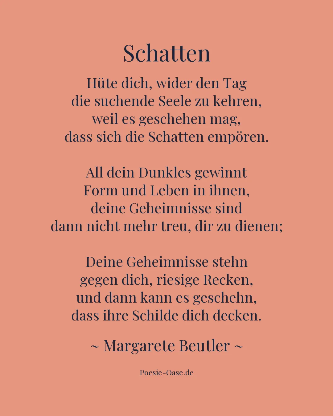 Illustration zu Schatten