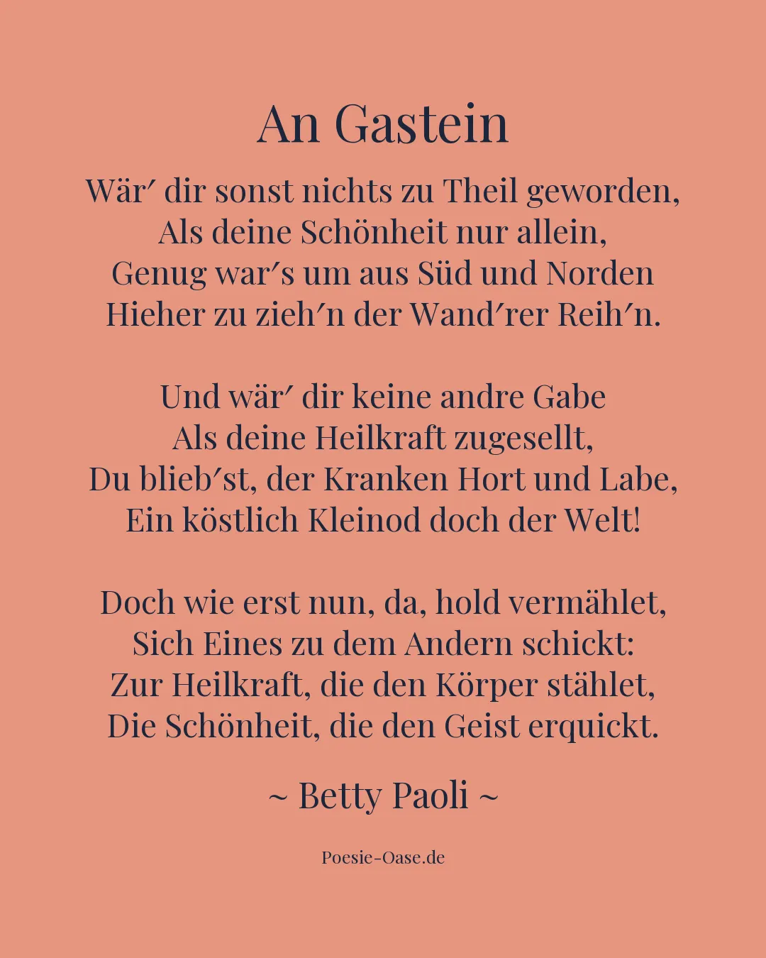 Illustration zu An Gastein