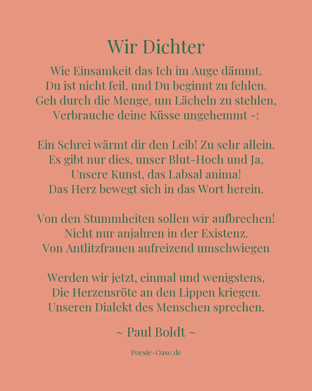 Illustration zu Wir Dichter