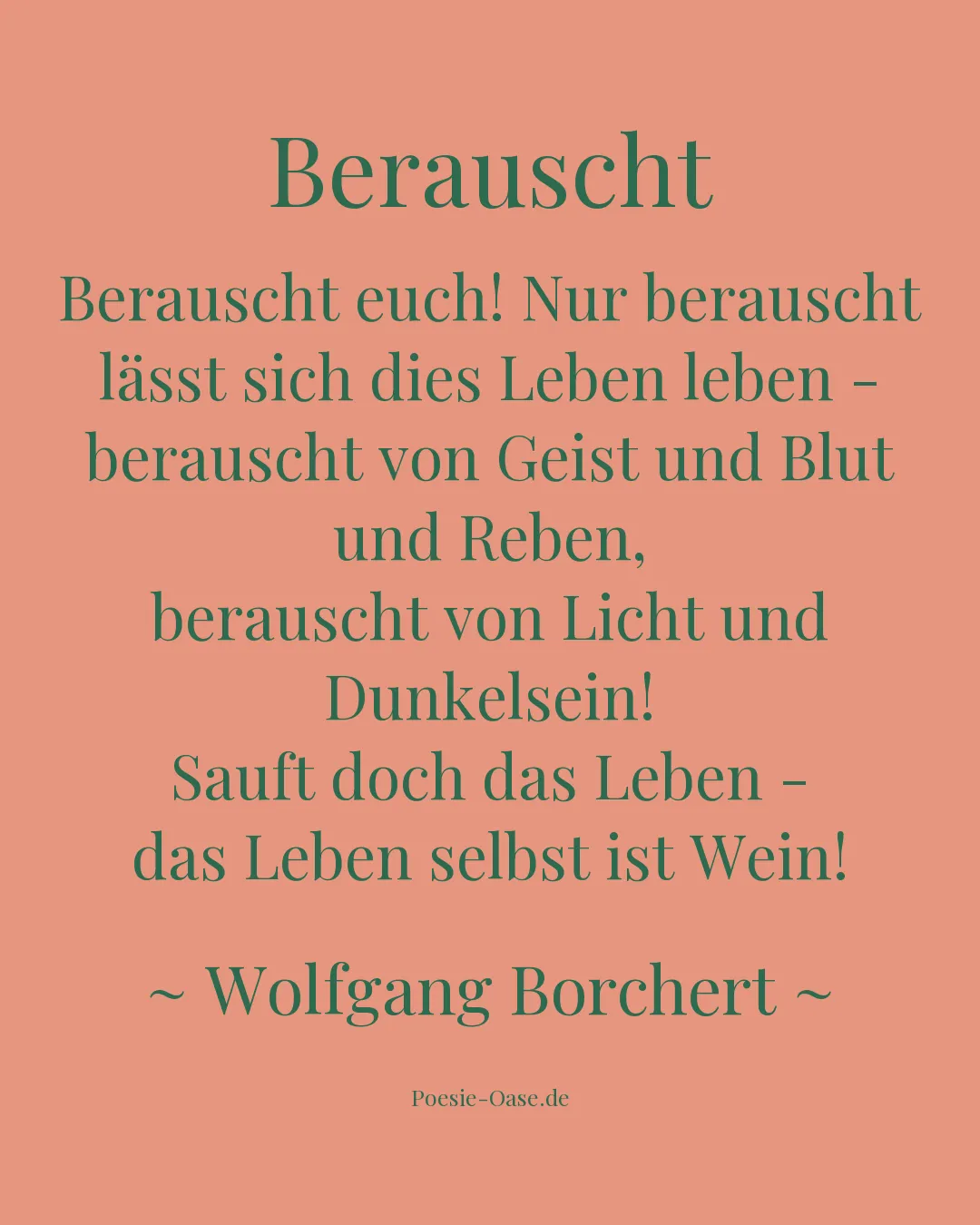 Illustration zu Berauscht