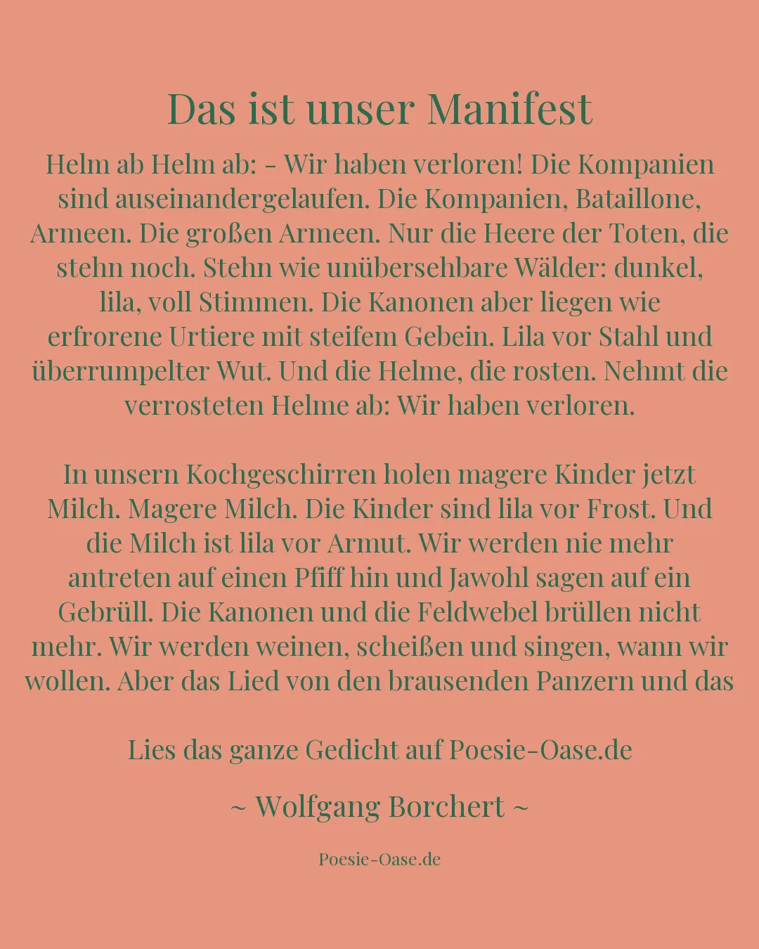 Illustration zu Das ist unser Manifest