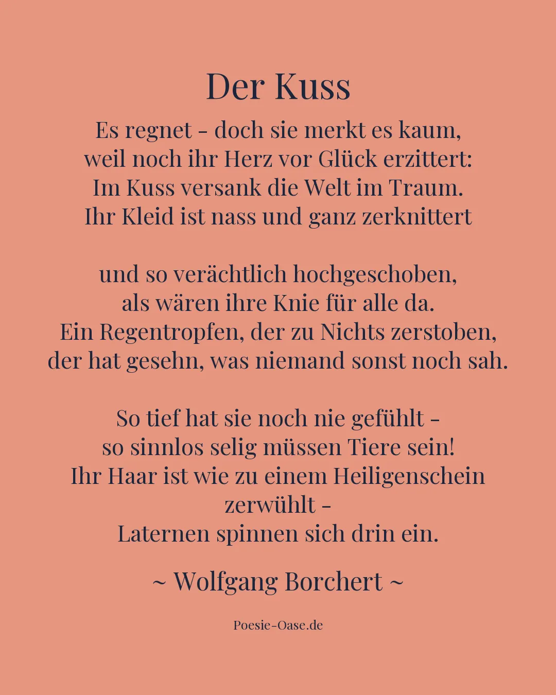 Illustration zu Der Kuss
