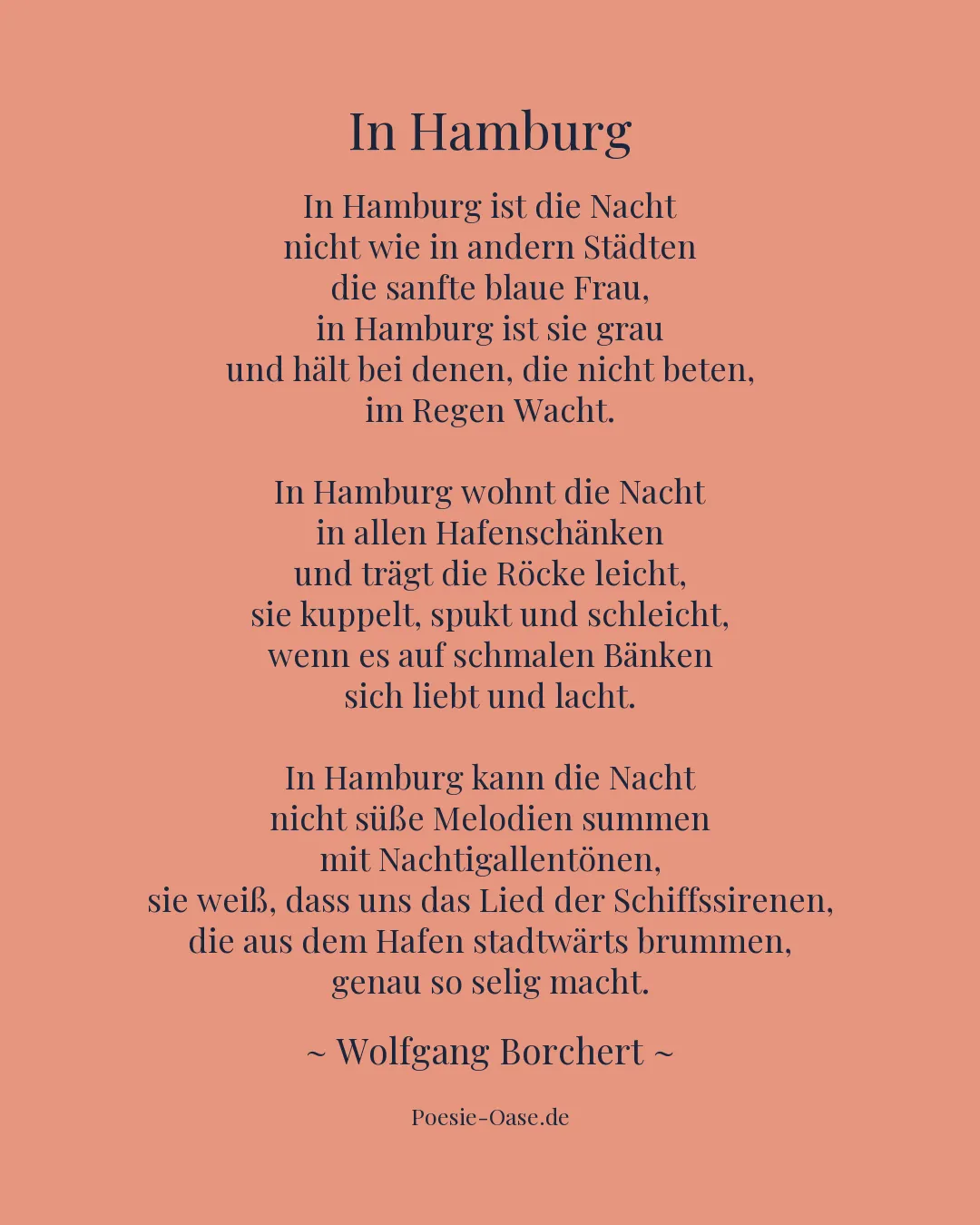 Illustration zu In Hamburg