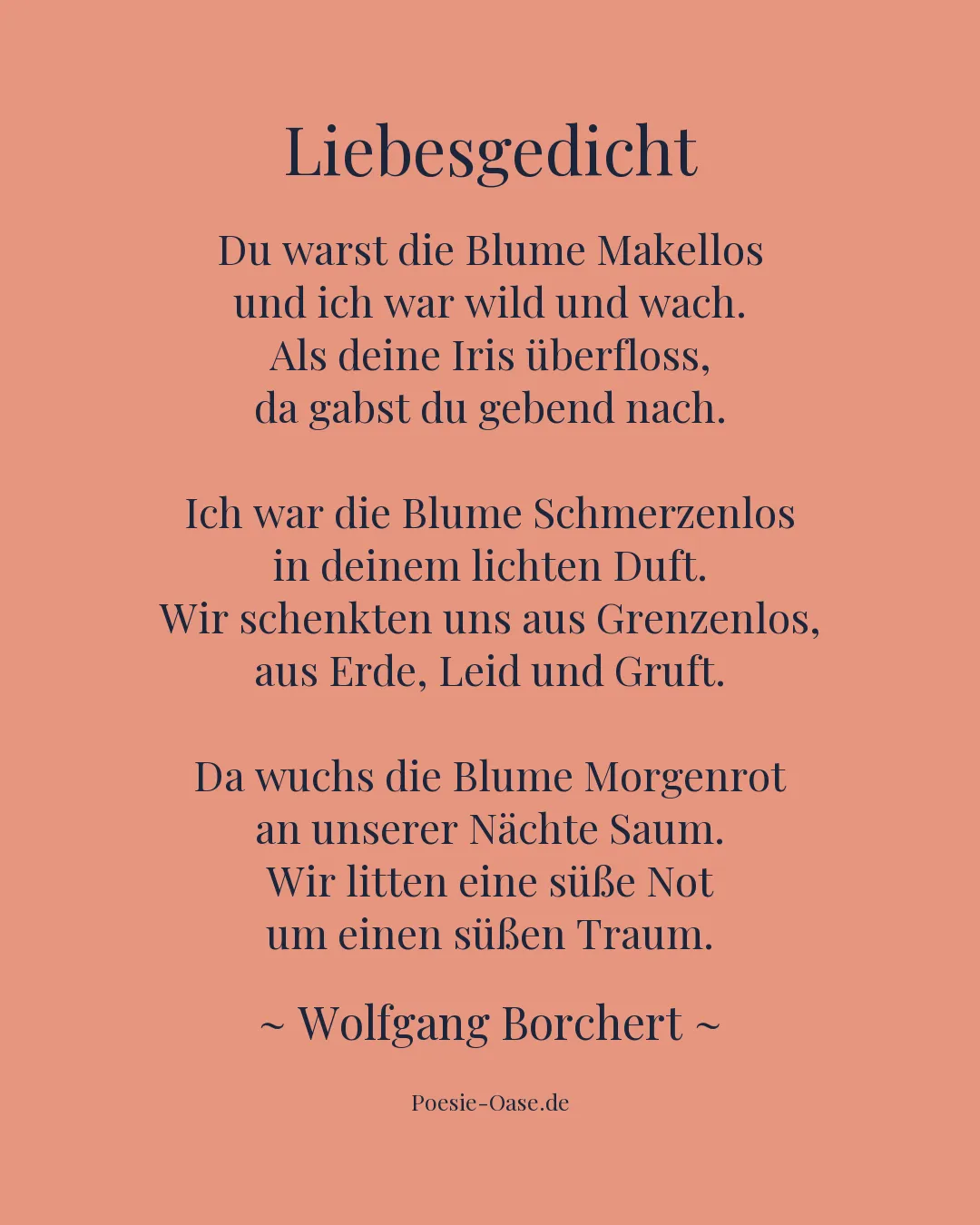 Illustration zu Liebesgedicht