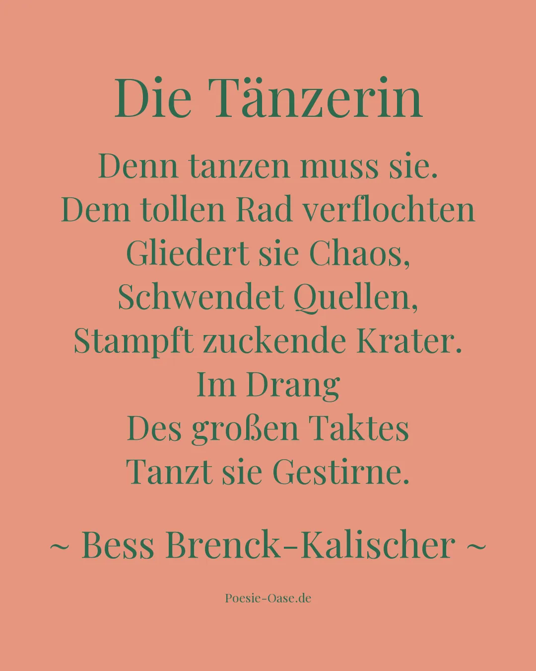 Illustration zu Die Tänzerin
