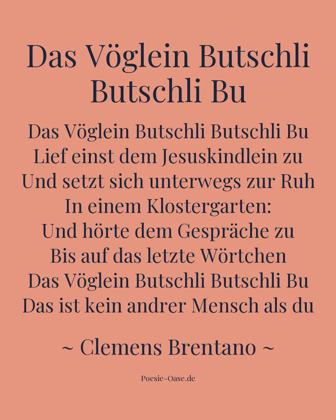 Illustration zu Das Vöglein Butschli Butschli Bu