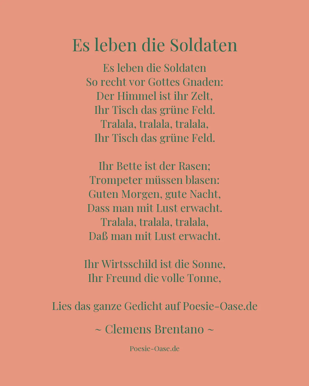 Illustration zu Es leben die Soldaten
