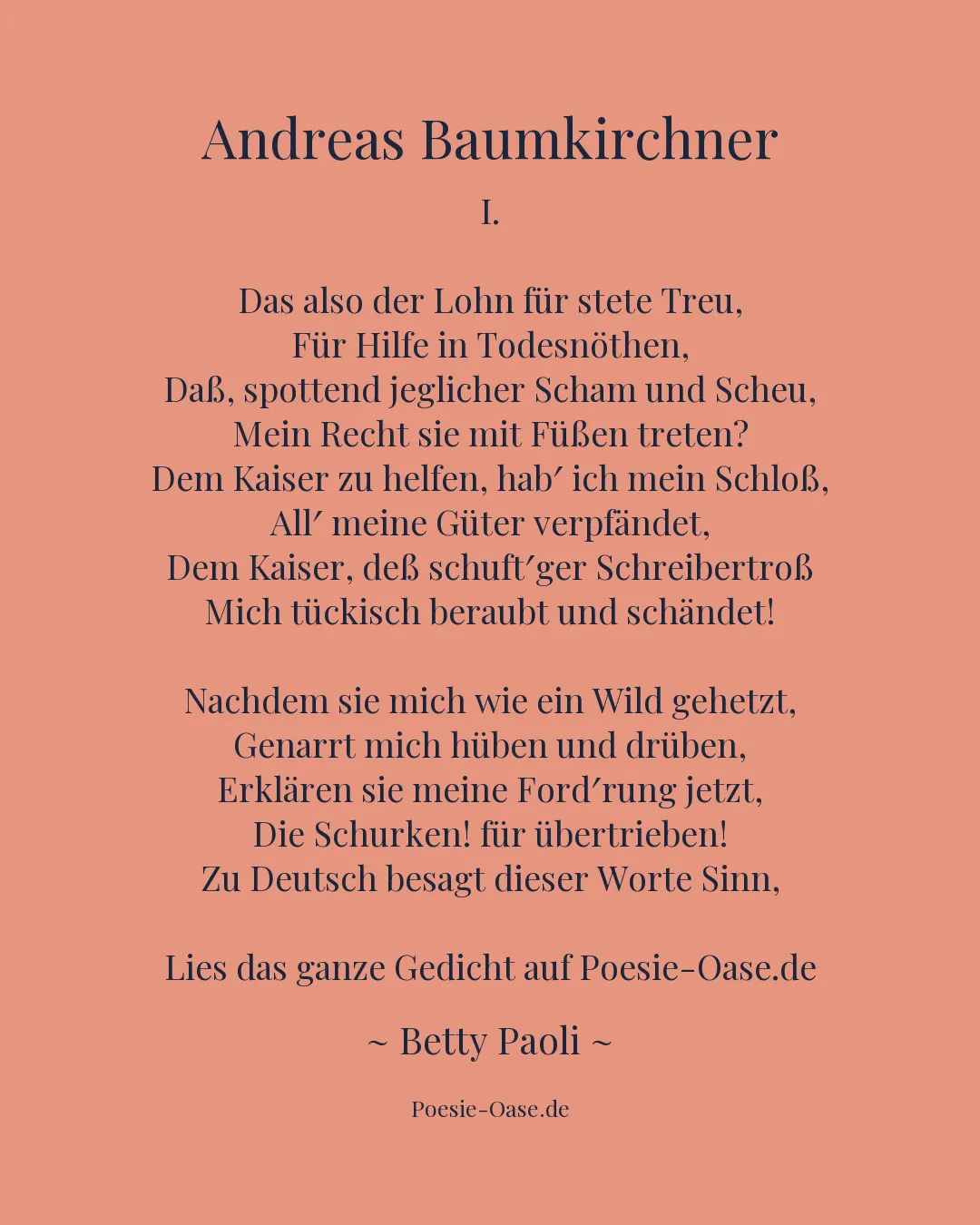 Illustration zu Andreas Baumkirchner