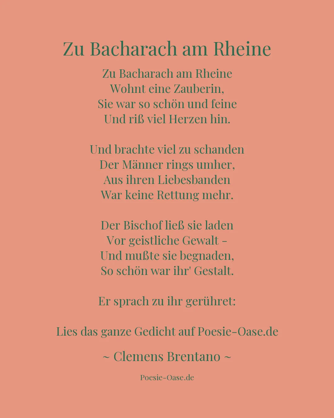 Illustration zu Zu Bacharach am Rheine