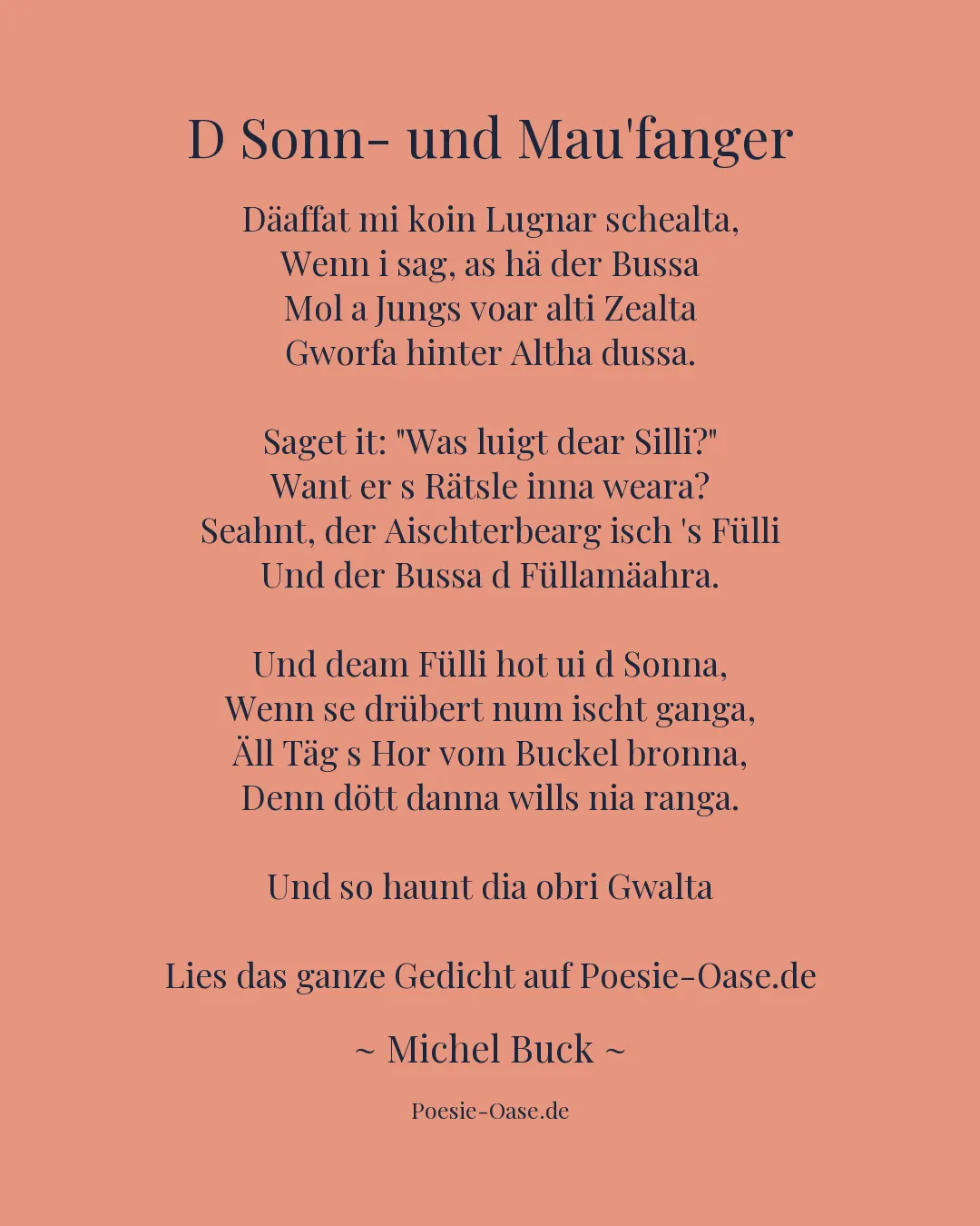 Illustration zu D Sonn- und Mau'fanger
