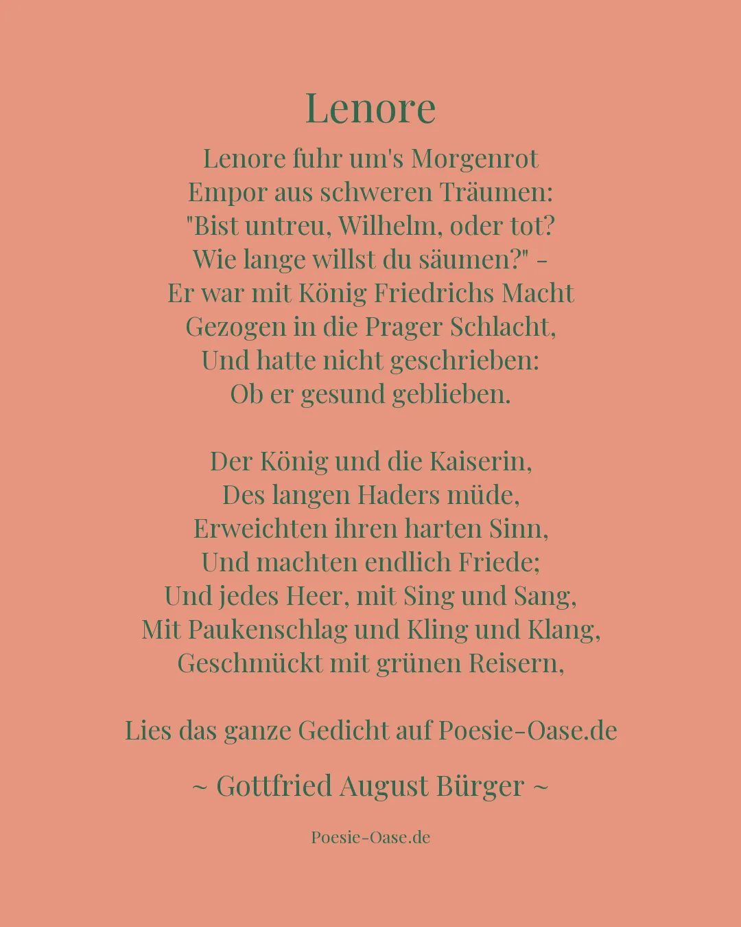 Illustration zu Lenore